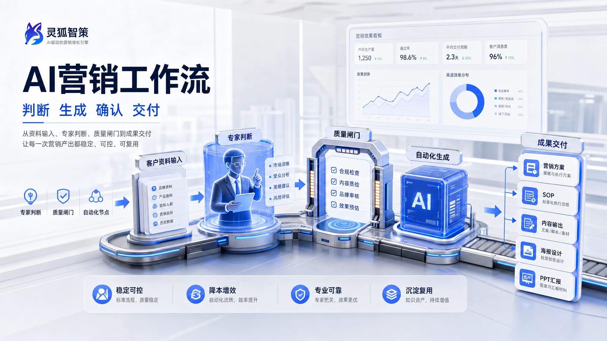 灵狐智策AI营销工作流